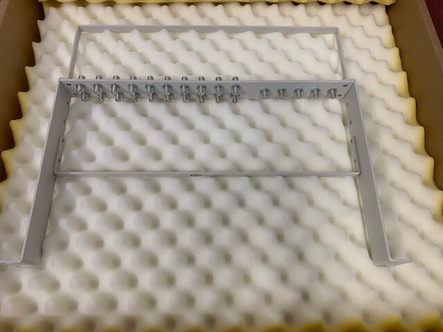 ATX Front & Rear F81 25 Ports Patch Panel w/ Wire Guides NEW Lot of 4