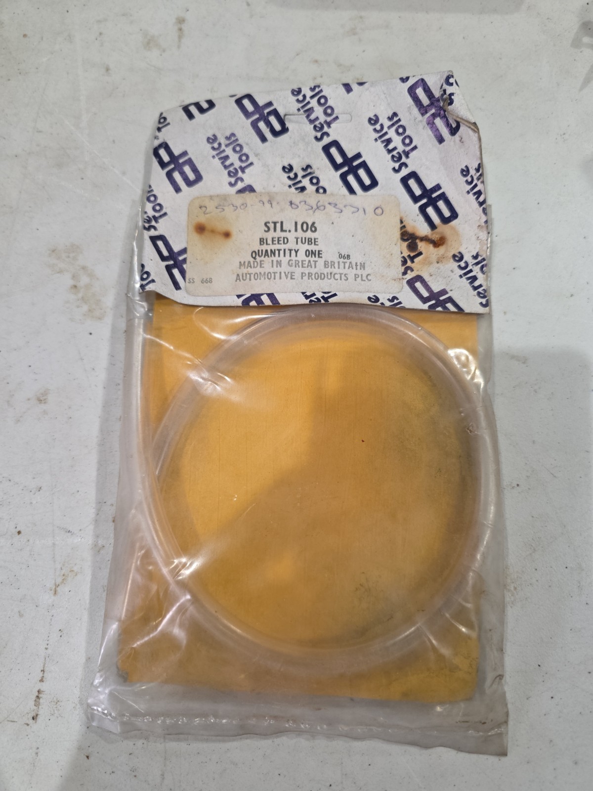 Genuine NOS Brake Bleed Tube AP Lockheed Classic Vintage Car Service Tools