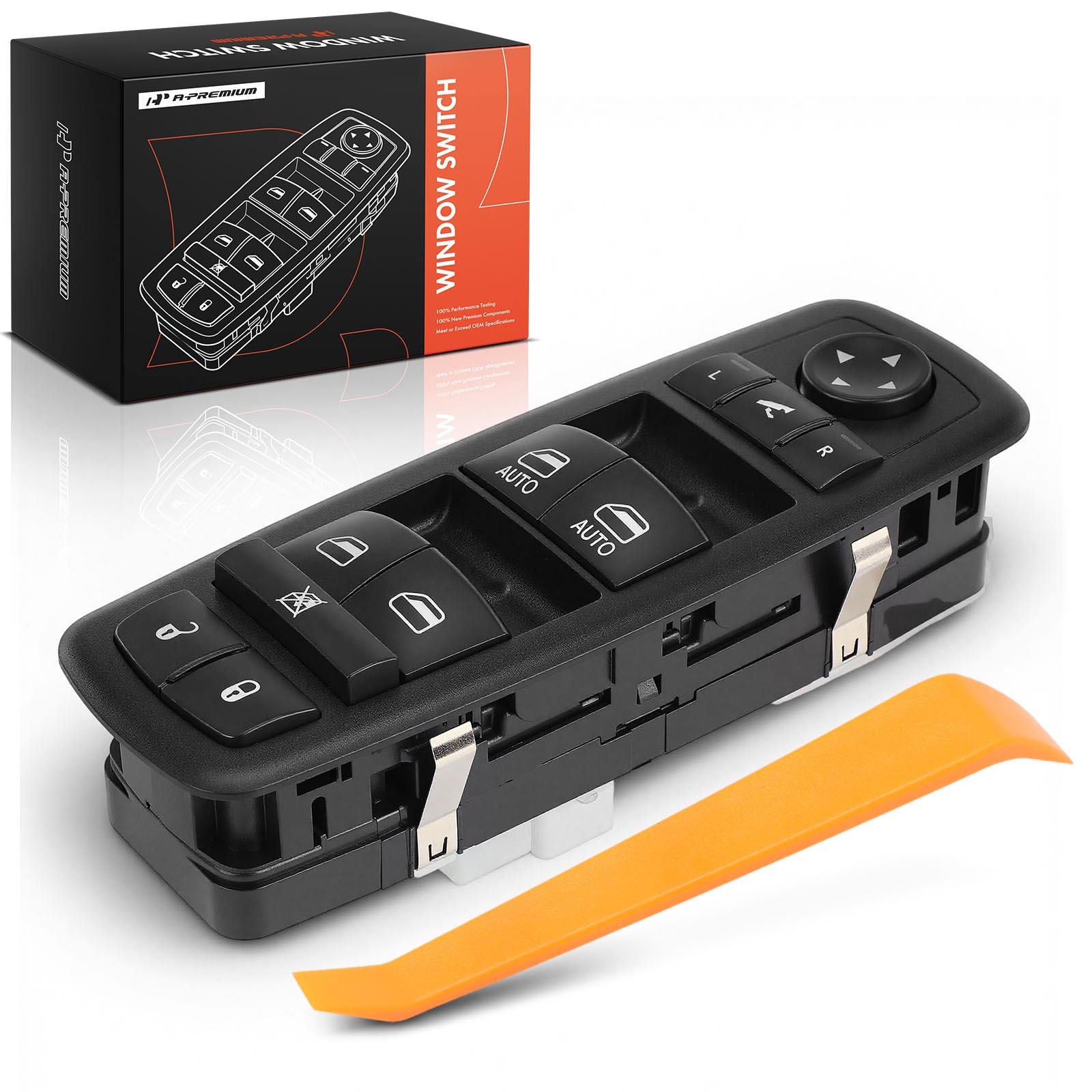 A-Premium Front Left Power Window Switch for Jeep Grand Cherokee 14-18 4-Door