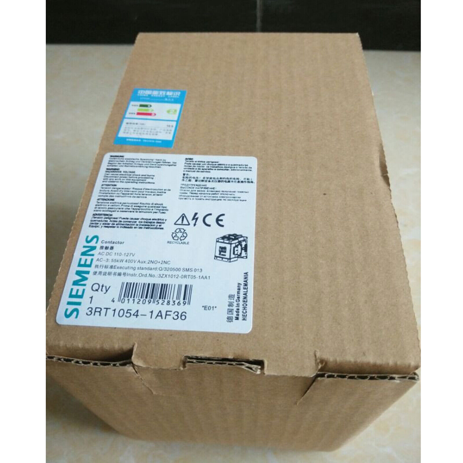 3RT1054-1AF36 1PCS New SIEMENS 3RT1 054-1AF36 Contactor  Fast delivery
