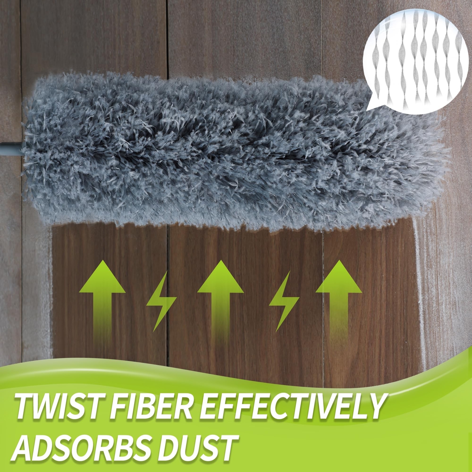 Cobweb Duster with Extension Pole, Spider Web Brush & Ceiling Cleaning Kit, 1...