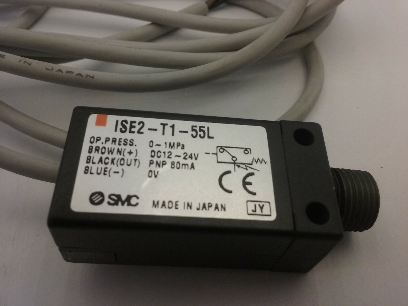 SMC ISE2-T1-55L PRESSURE SWITCH NNB