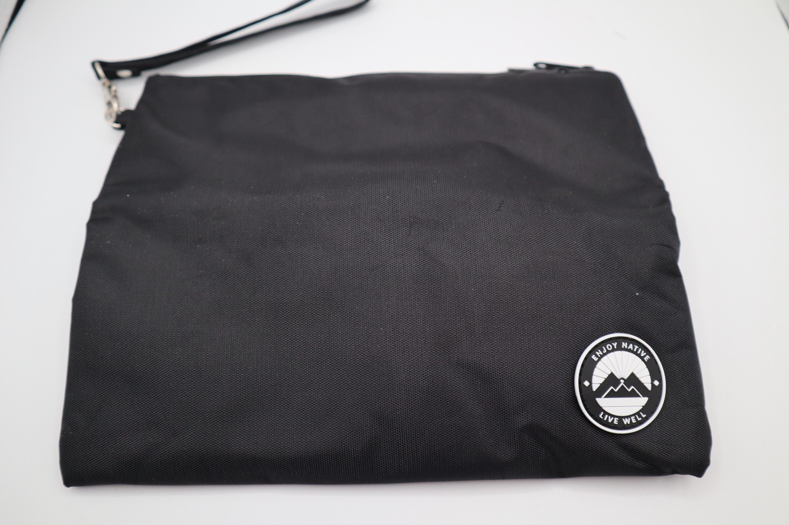 Enjoy Native Smell Proof Bag with Lock 11" Scent Resistant Travel Bag Black