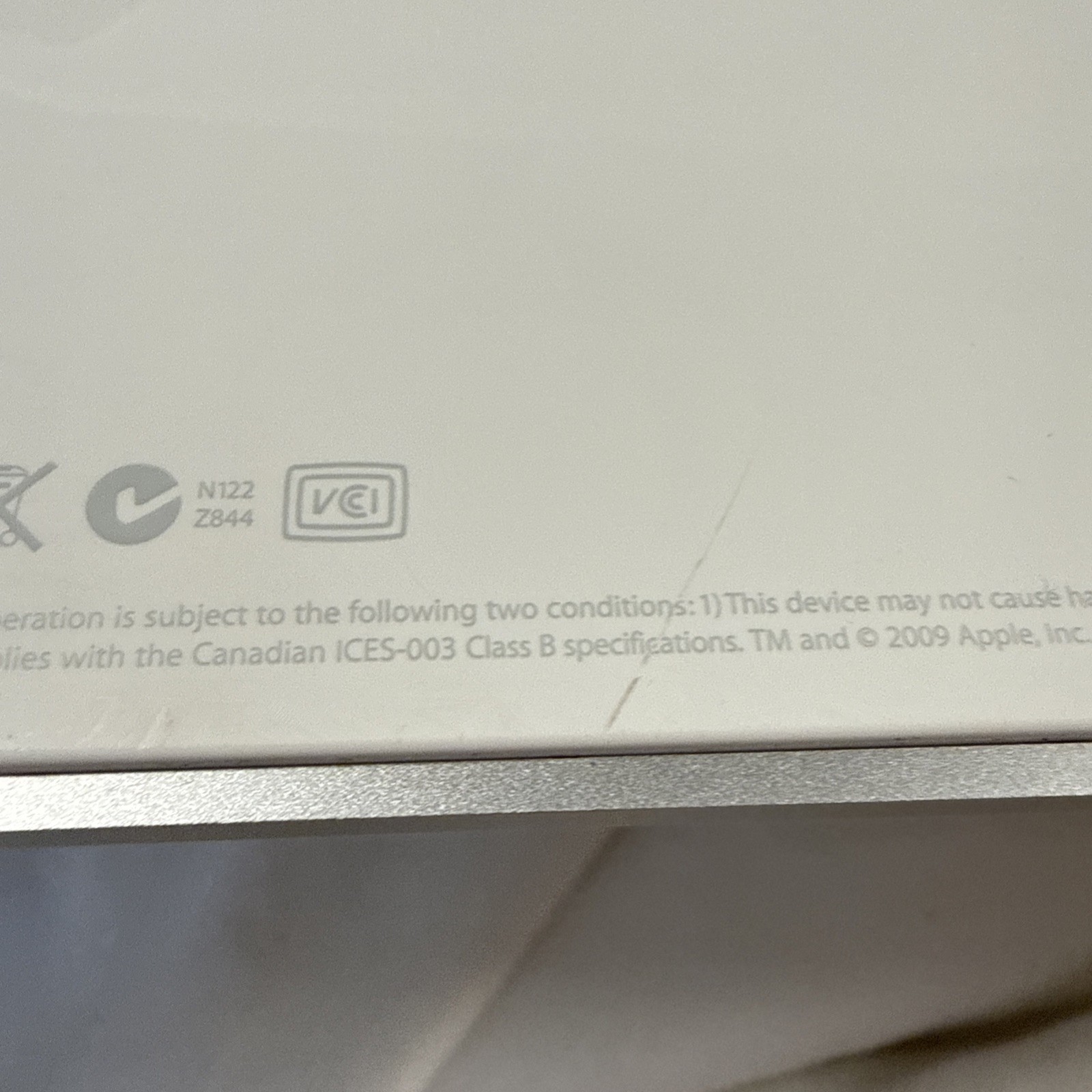 GENUINE Apple Wireless Bluetooth Keyboard A1314 Mac Tested works Great