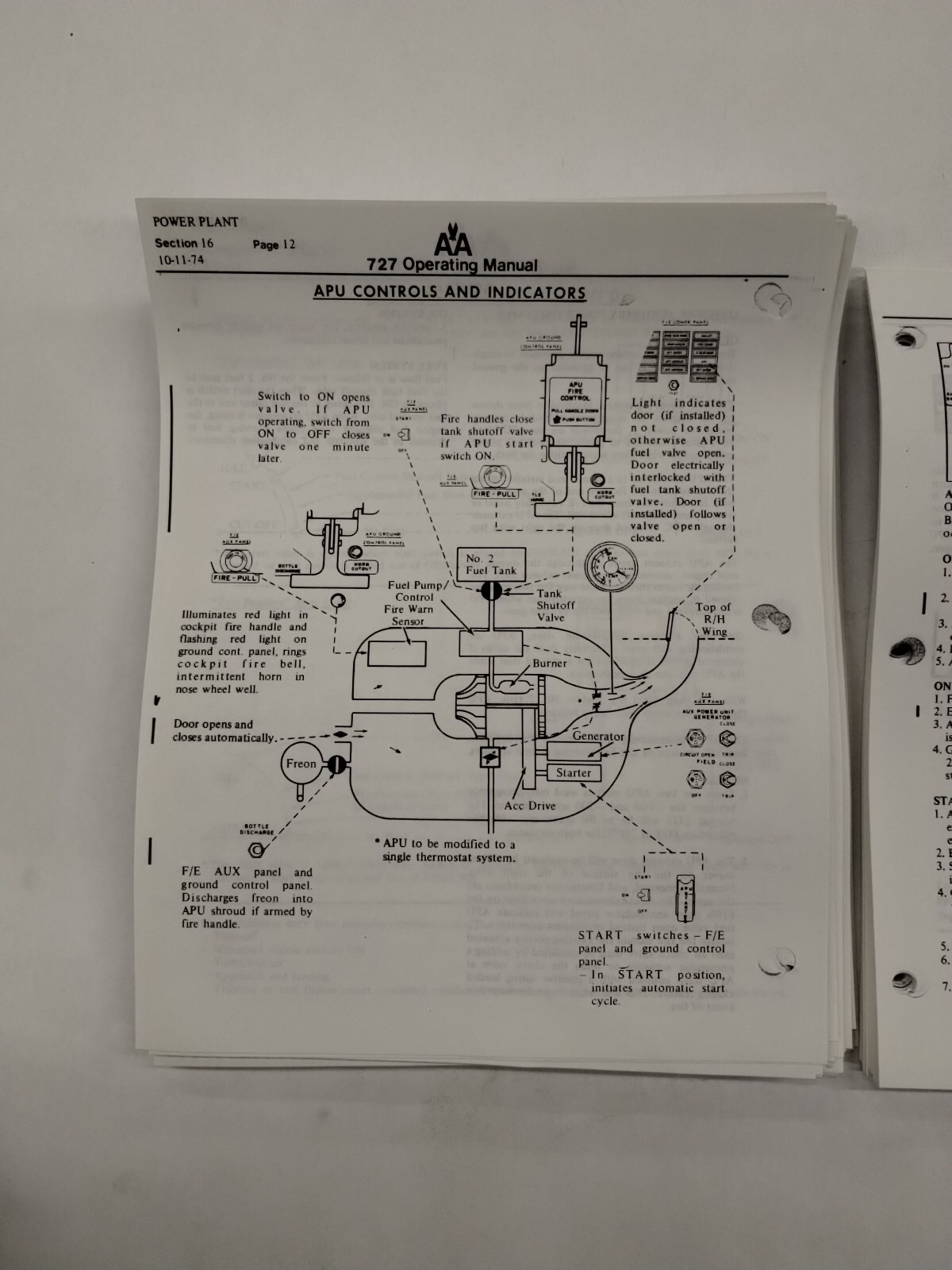 American Airlines 727 Operating Manual 1977-Copy