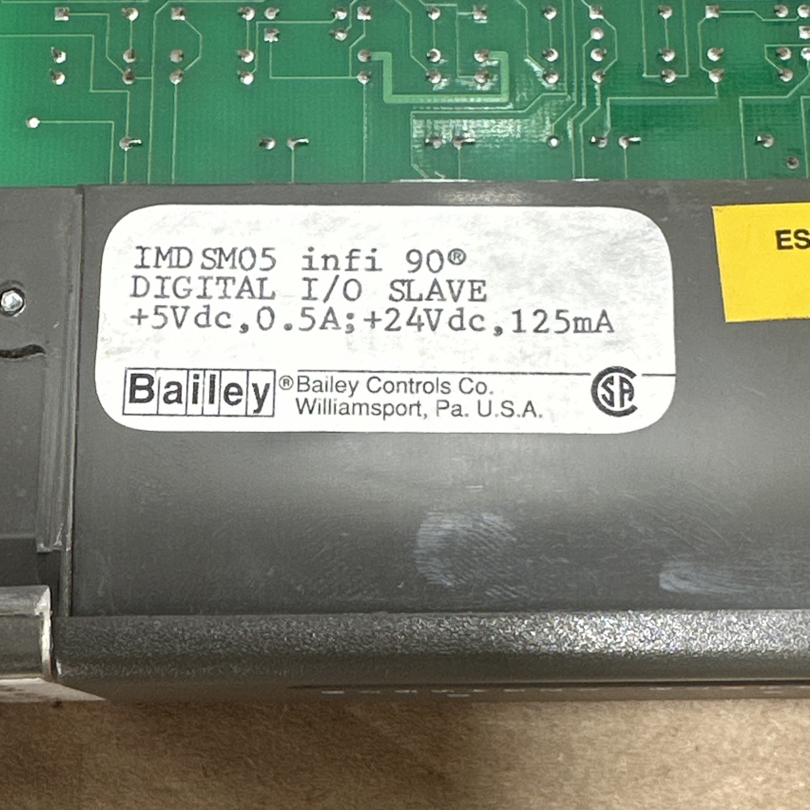 PREOWNED- Bailey IMDSM05 Infi 90 Digital Input Output Module 125mA || WARRANTY!