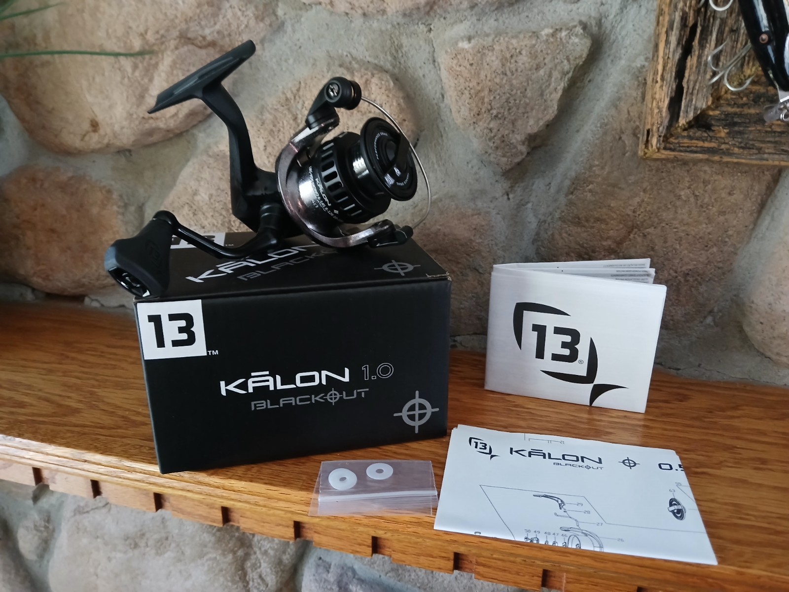 NEW KALON 1.0 Blackout Spinning  Reel 5.4:1 gears 6 Ball Bearings 13 FISHING