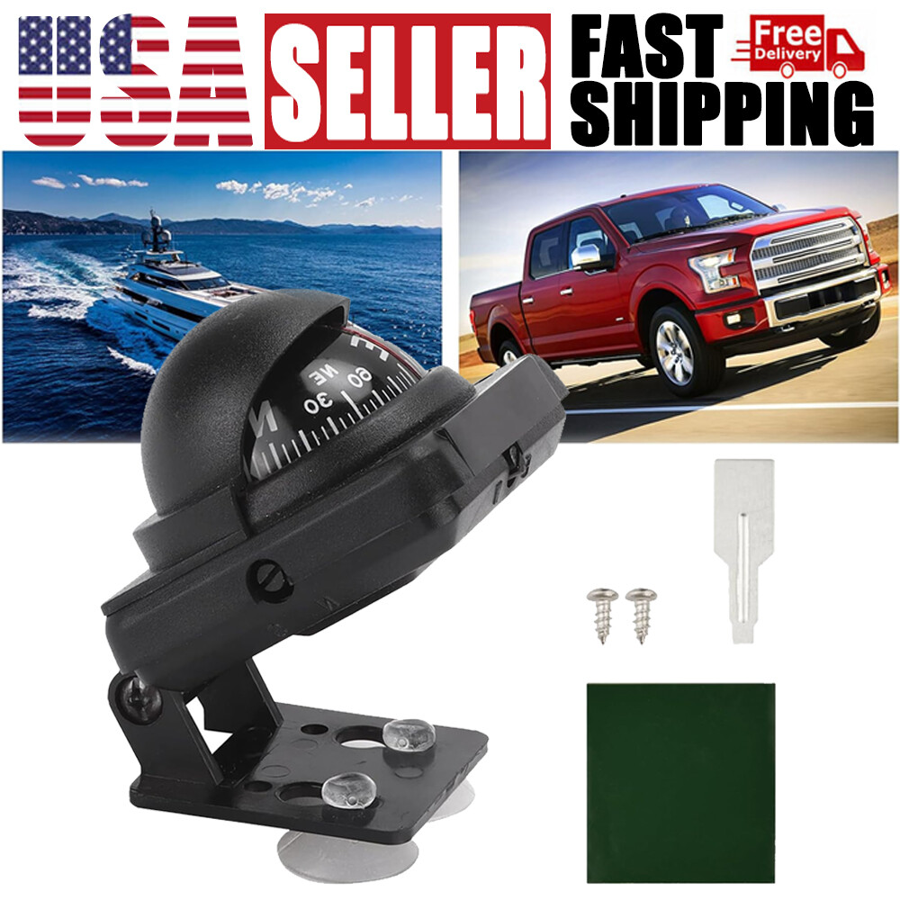 Magnetic Car Vehicle Dashboard Compass Ball Navigation for Boat Marine Truck