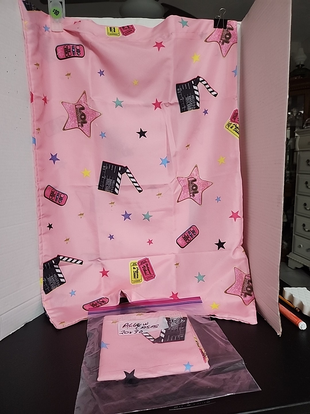 Handmade Pillow Cases 20 X 30 (2)  New polyester Lol Surprise