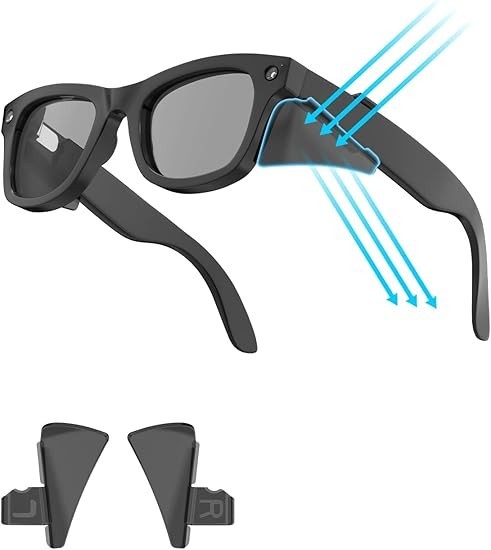 Glasses Side Shields Compatible with Ray-Ban Meta Smart Glasses Accessories, Saf