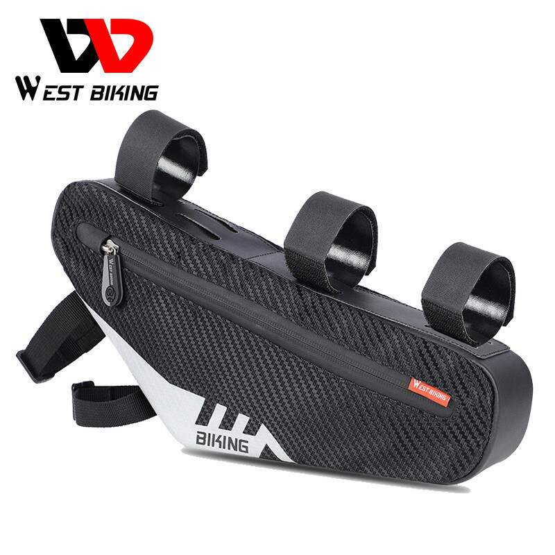WEST BIKING Bicycle Frame Bag Waterproof MTB Road Bike Cycling Triangle Bag
