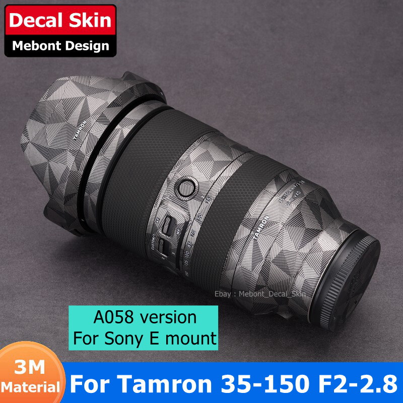 For Tamron 35-150mm F2-2.8 A058 For Sony Decal Skin Lens Sticker Vinyl Wrap Film