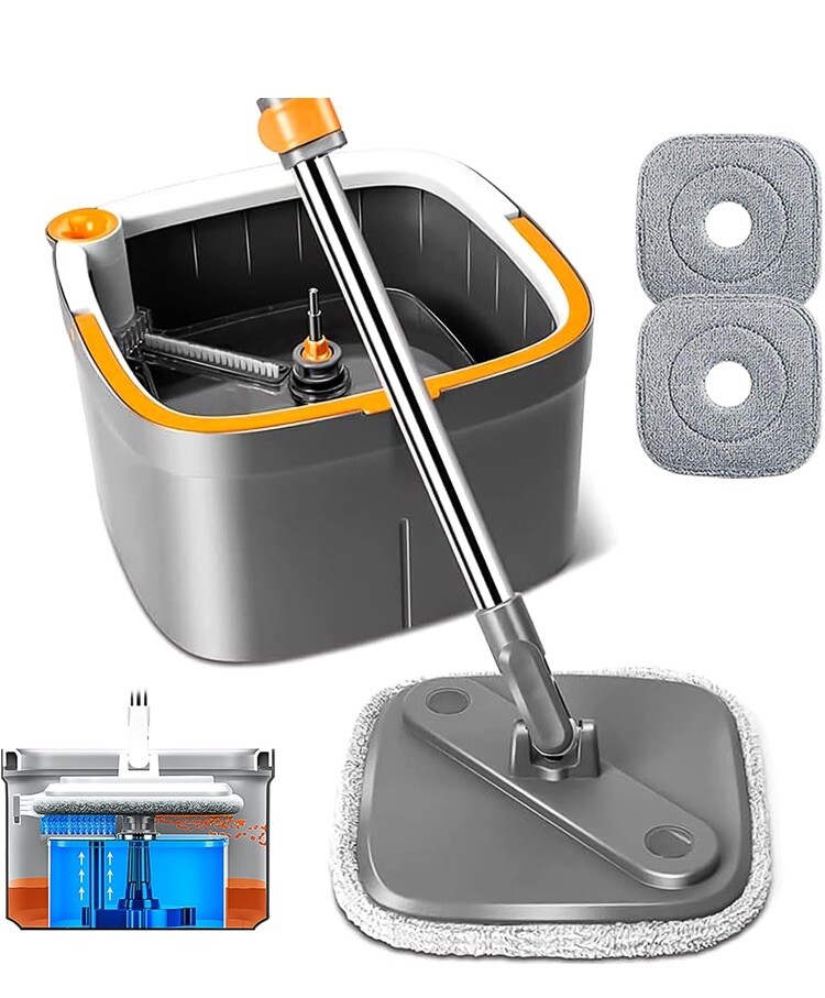 KZKR Spin Square Mop