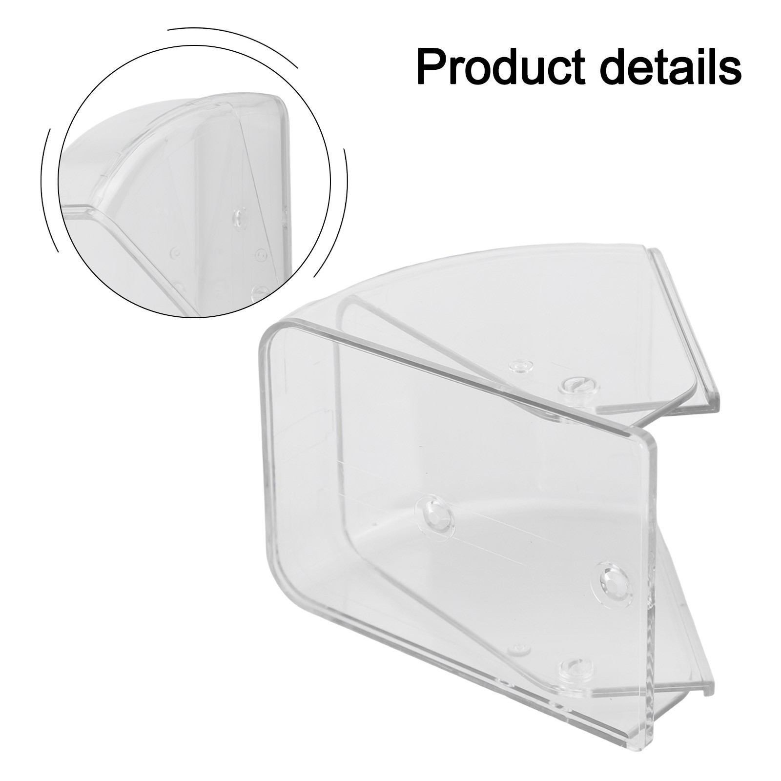 Easily Installed Weather Resistant Doorbell Cover with Key Holder Feature