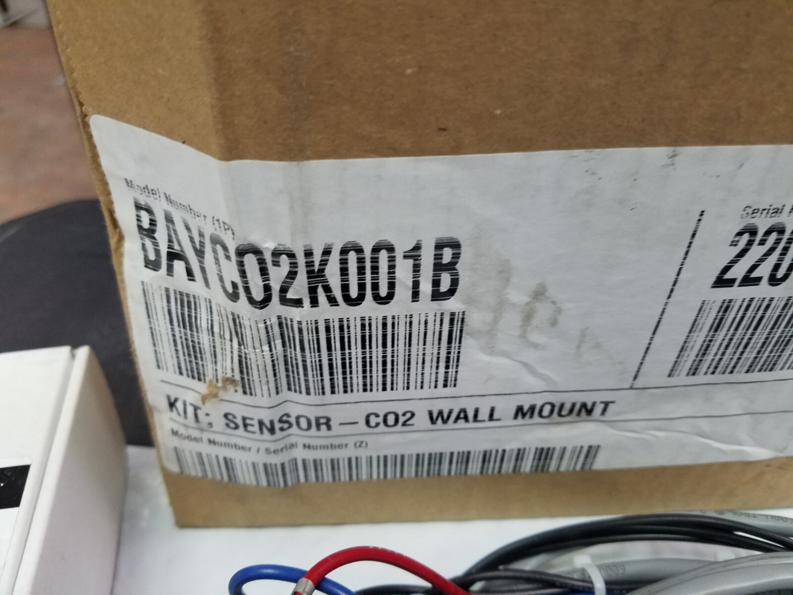 TRANE BAYC02K001B WALL MOUNT CO2 SENSOR Kit-New open box