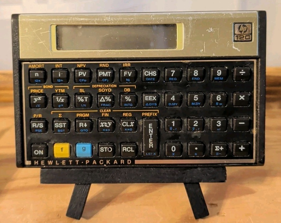 Vintage Hewlett-Packard HP  12C Financial Calculator Tested Works