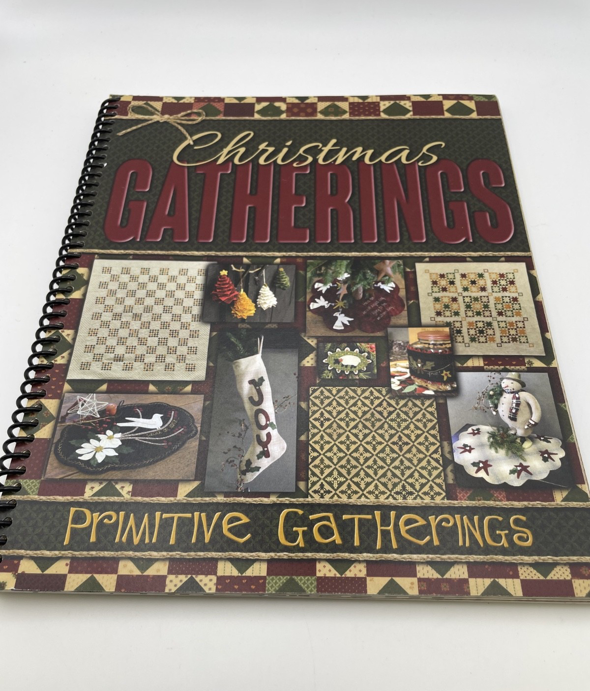 Christmas Gatherings Quilt Pattern Book by Primitive Gatherings + Wool Pieces
