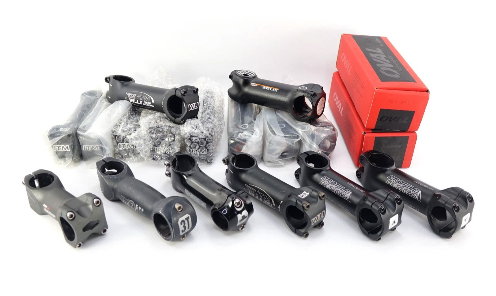 Lot of 18 Bike Handlebar Stem 1 1/8'' / 14 New and 4 Used
