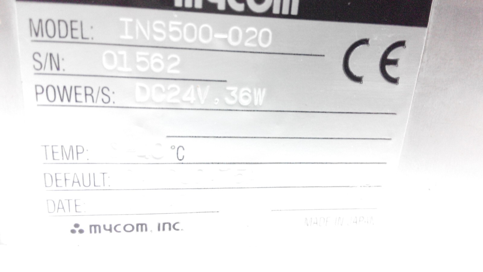 MYCOM INS500-020