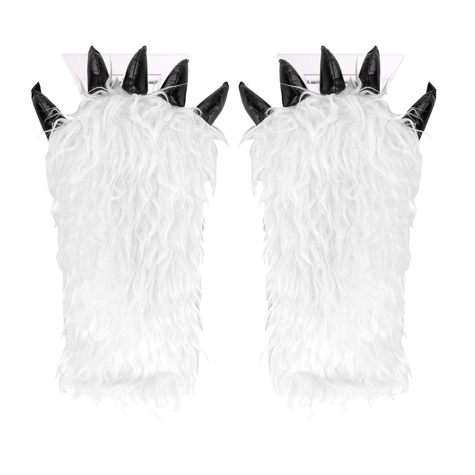 2pcs Ice Scraper with Glove, White Bear Gloves Keep Hands Warm with...