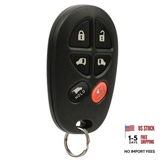 Key Fob Keyless Entry Remote fits 2004-2016 Toyota Sienna (GQ43VT20T 6 6-btn