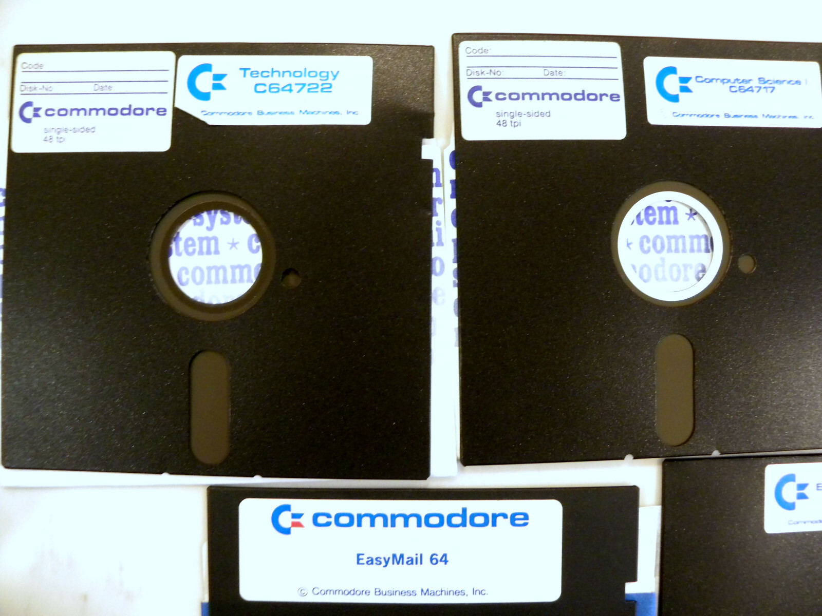 Commodore 64 Application Software Lot Easy Mail Business C64/128/64C/SX64/128DCR