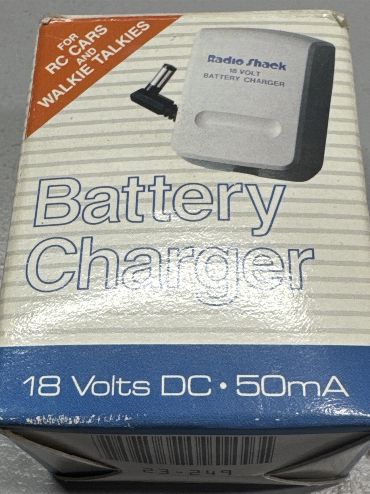 Radio Shack 23-249 Battery Charger NOS 18 Volts DC