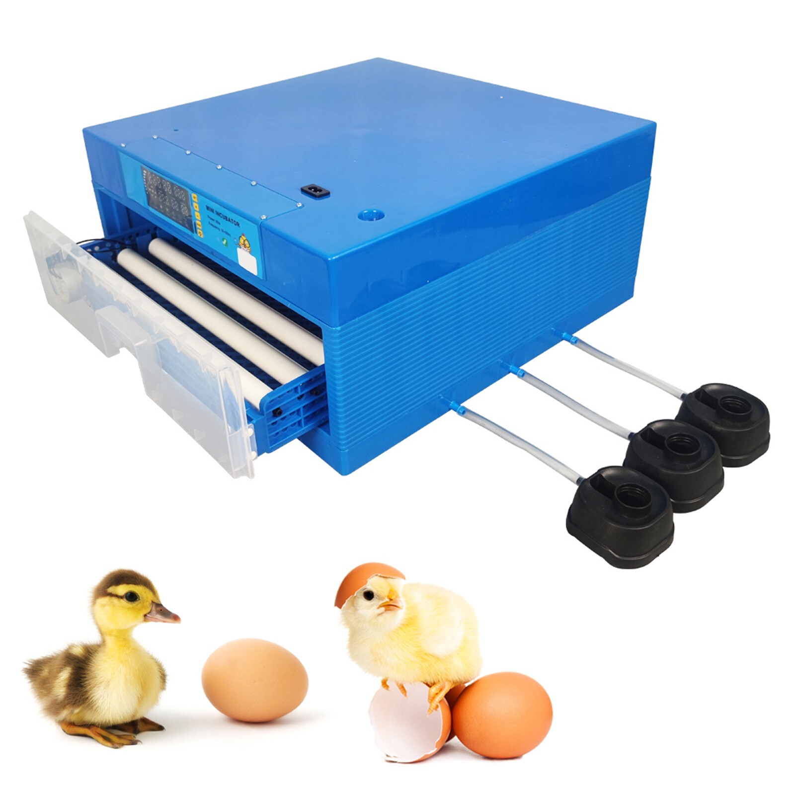 110V 64 Eggs Drawer Type Incubator Duck Egg Hatch Breeding Machine 80W