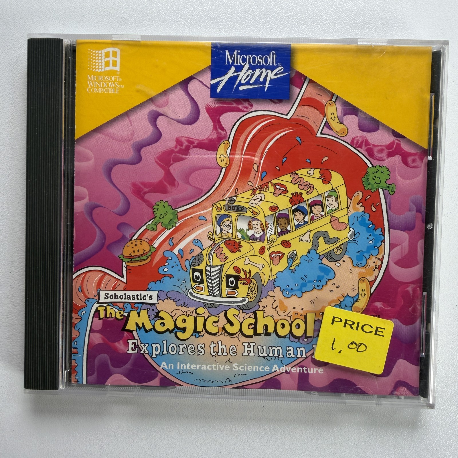 Scholastic's Magic School Bus Explores Human Body PC CD-ROM Microsoft Home