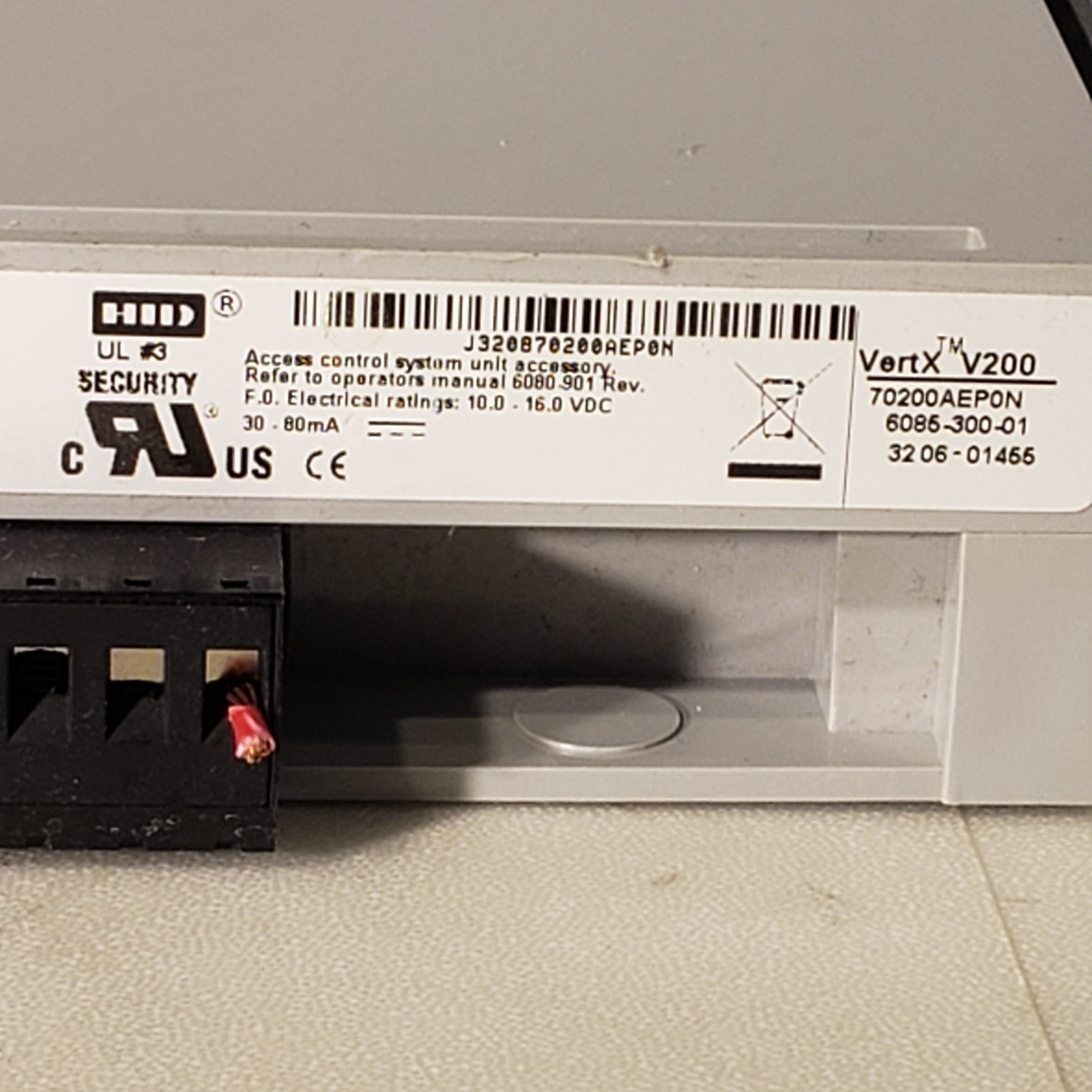 HID VertX V200 CBORD Door/Dual Reader Interface Access Module