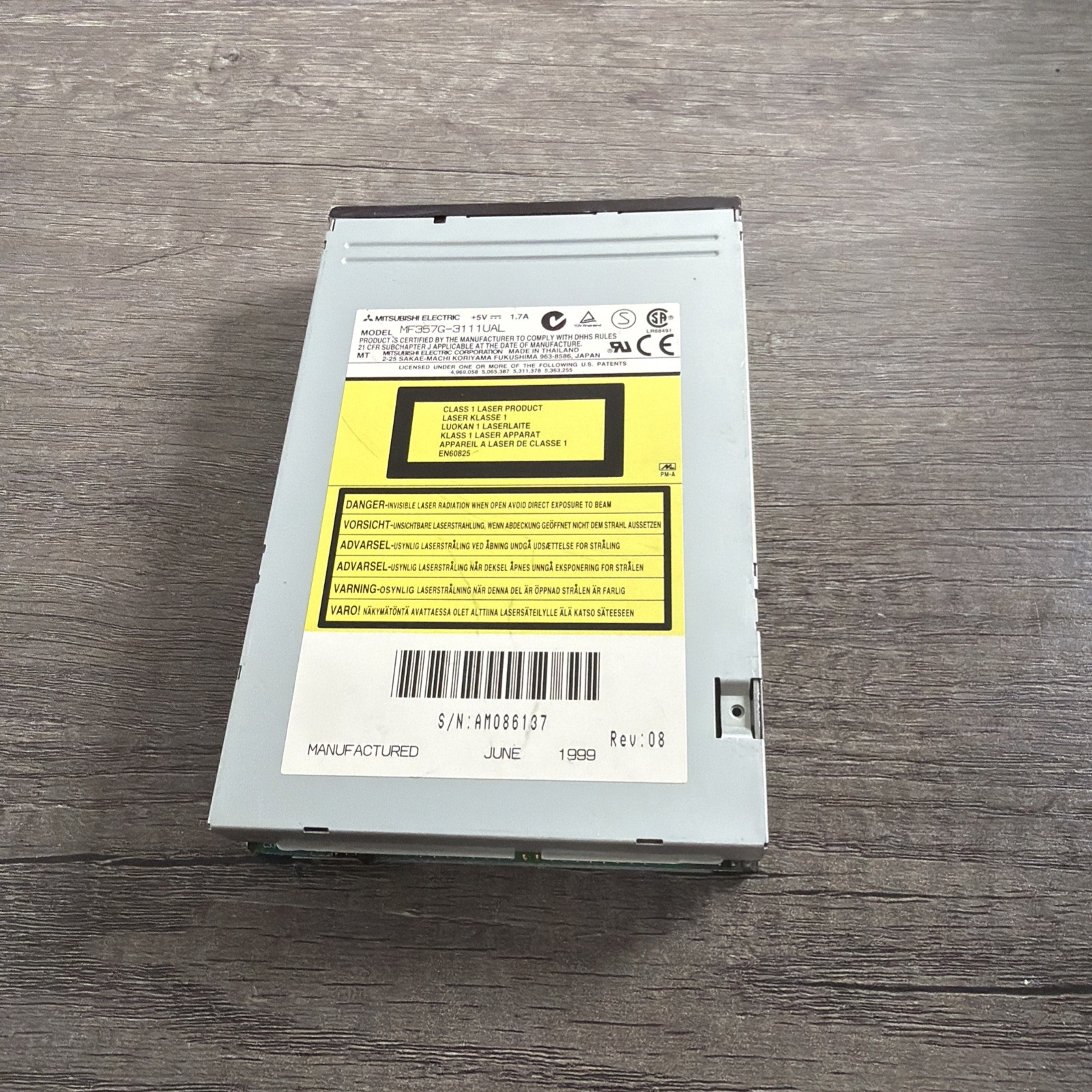 Mitsubishi Electric MF357G-3111UAL Floppy Disk Drive