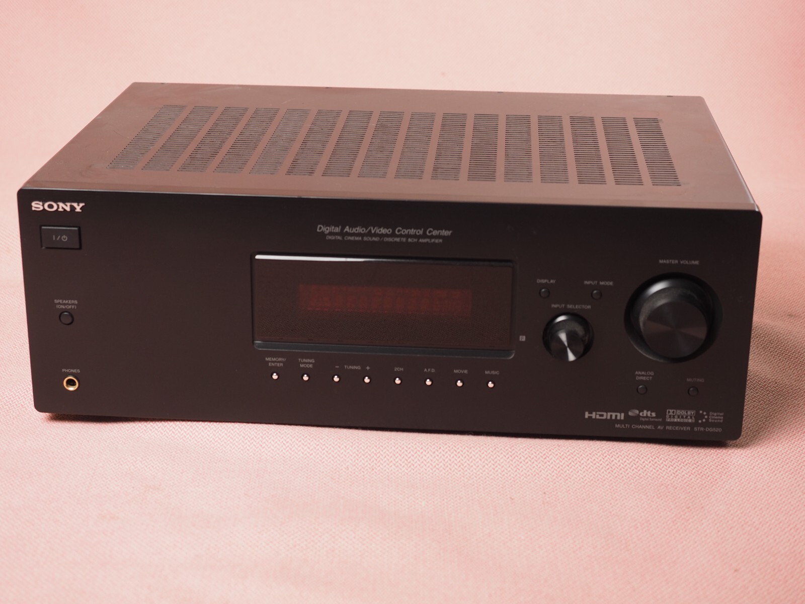 Sony STR DG520 5.1 Channel 500 Watt Receiver No Remote Parts or Repair