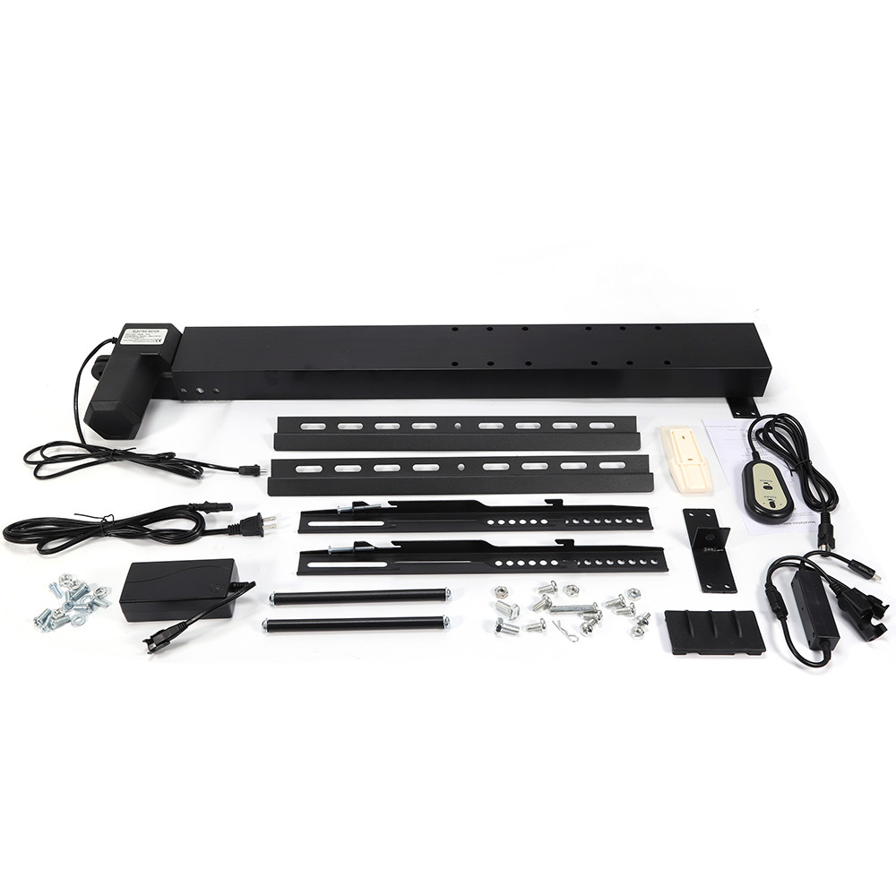 Motorized TV Lift Stand Mount Bracket For 26"-57" TVs With Remote Controller