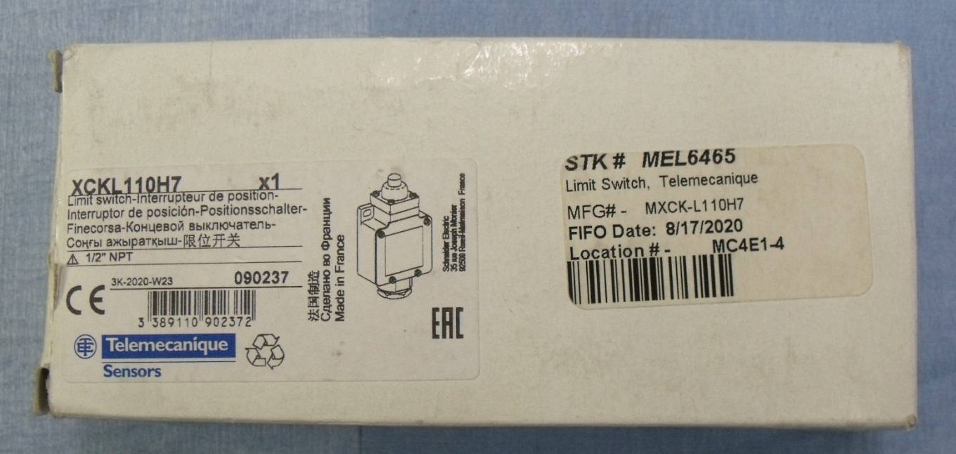 NIB Telemecanique MXCKL110H7 LIMIT SWITCH