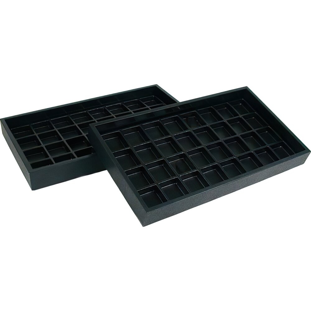 2 32 Slot Jewelry Display Inserts & Travel Trays