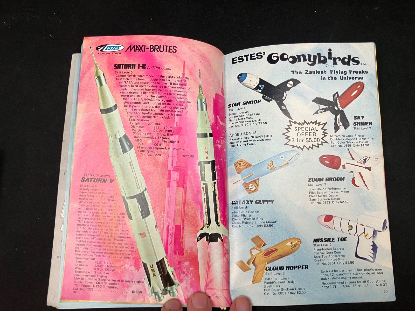 Estes 1975 Model Rocket Catalog - Extremely Rare