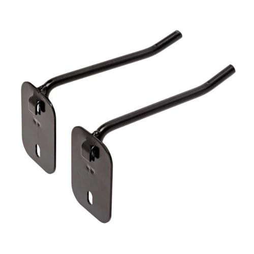 Hornady Square-Lok 4 In Single Peg Hook Black Gun Safe 2 Count