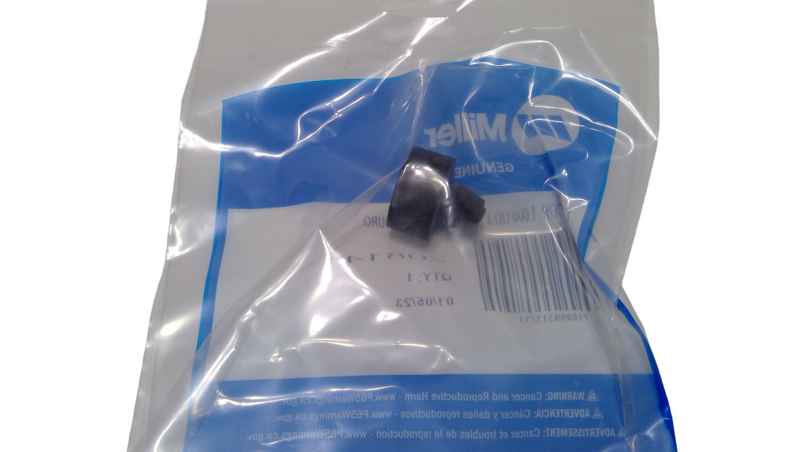 MILLER WELDING BUMPER,DOOR 1.000 OD X .50 208141 NEW OEM 208141
