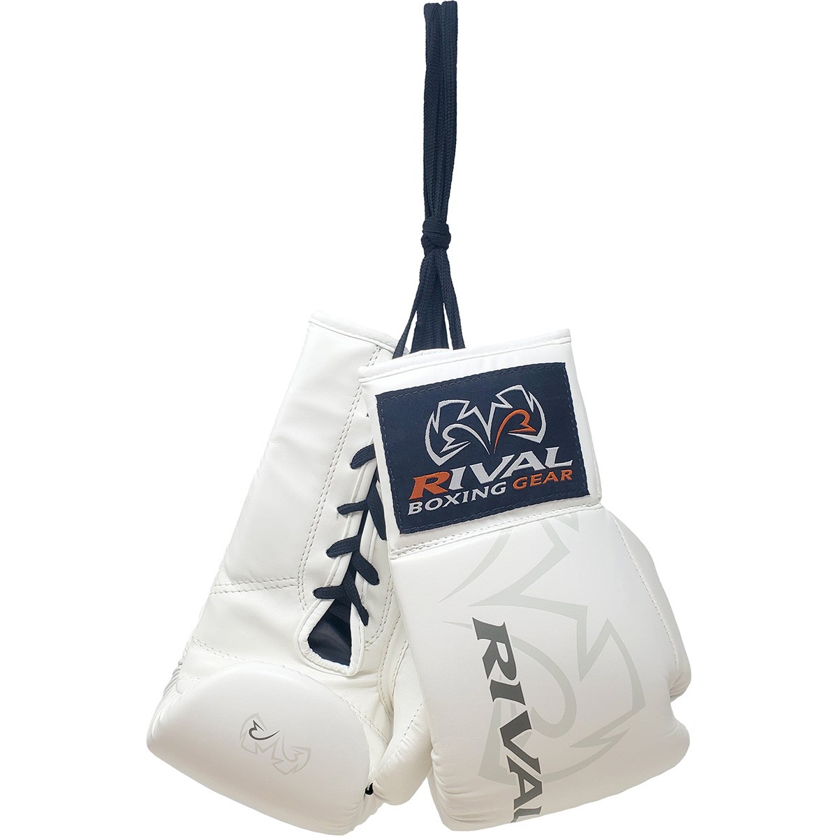 RIVAL Boxing Autograph Boxing Gloves with Logo - White