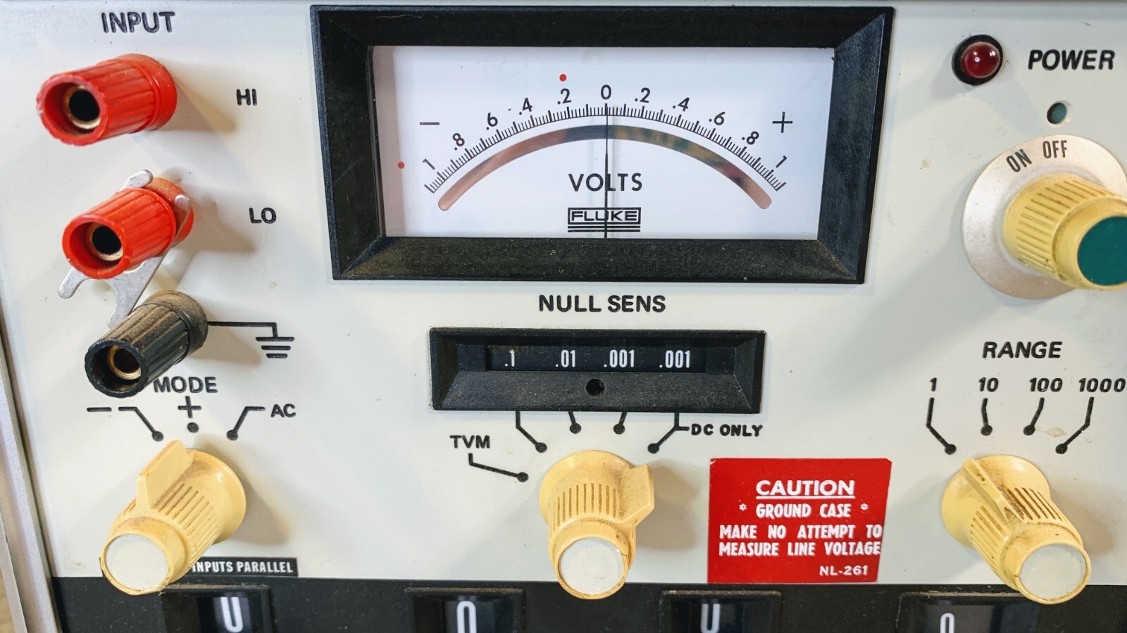 Fluke 893A AC-DC Differential Voltmeter EXCELLENT CONDITION