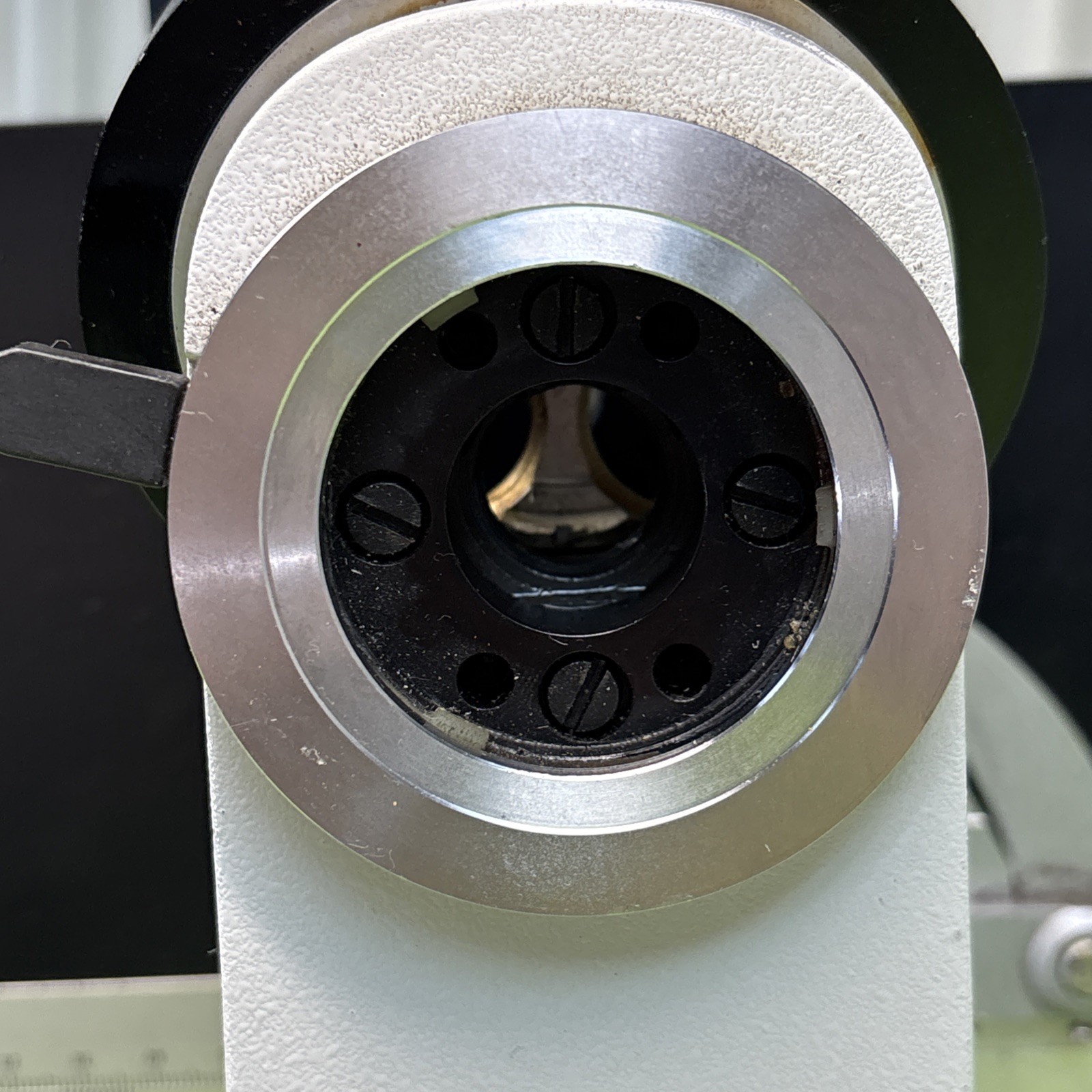 Ernst Leitz Wetzlar Microscope fluorescence? stage rotating mirrored condenser?