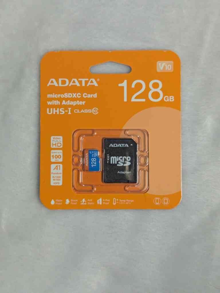 ADATA 128GB Premier microSDXC UHS-I Class 10 V10 A1 w SD Adapter 128 GB MicroSD