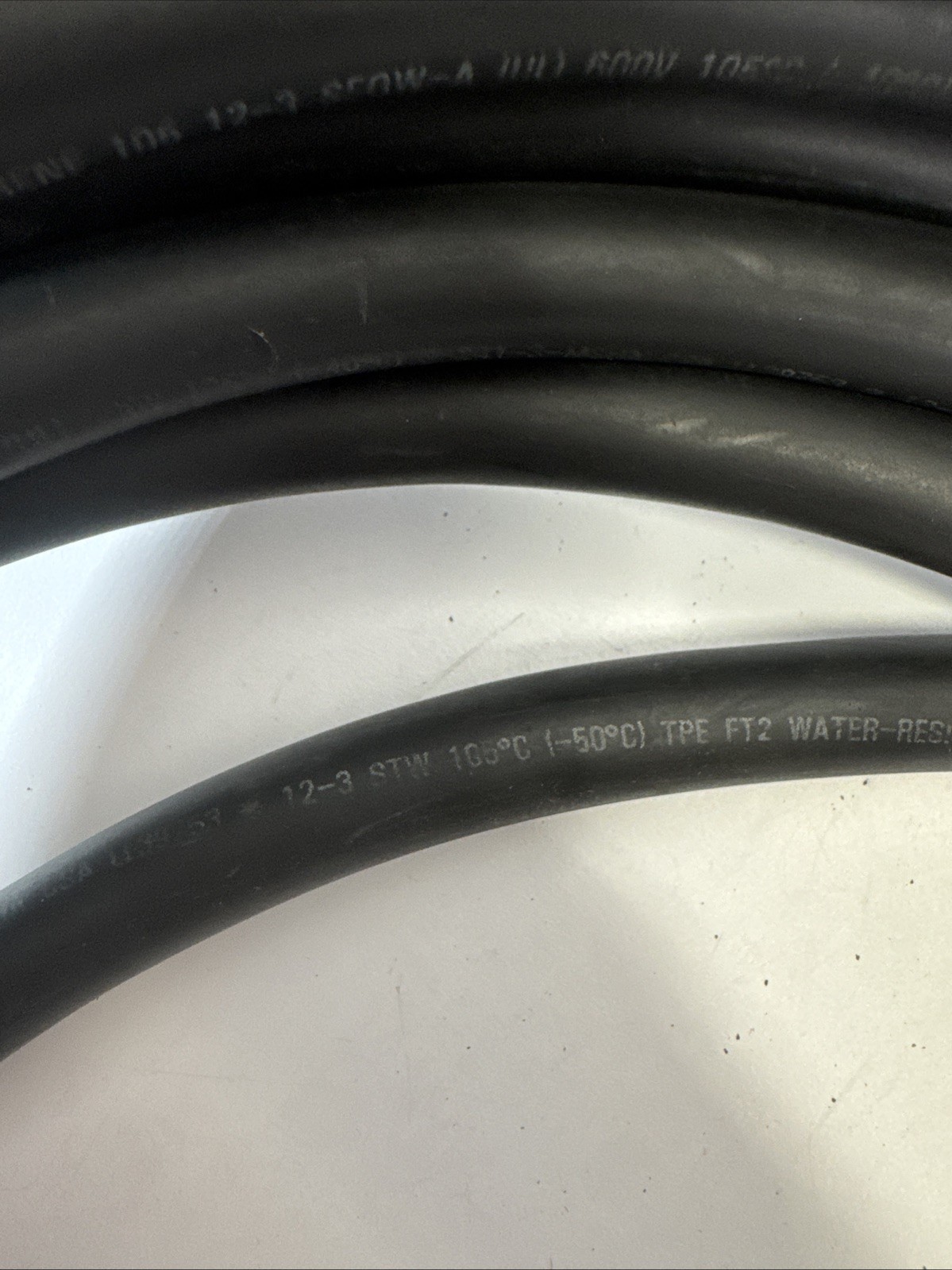 30ft 12/3 SOOW Stage Pin Bates Power Cable 20A 125V Lighting