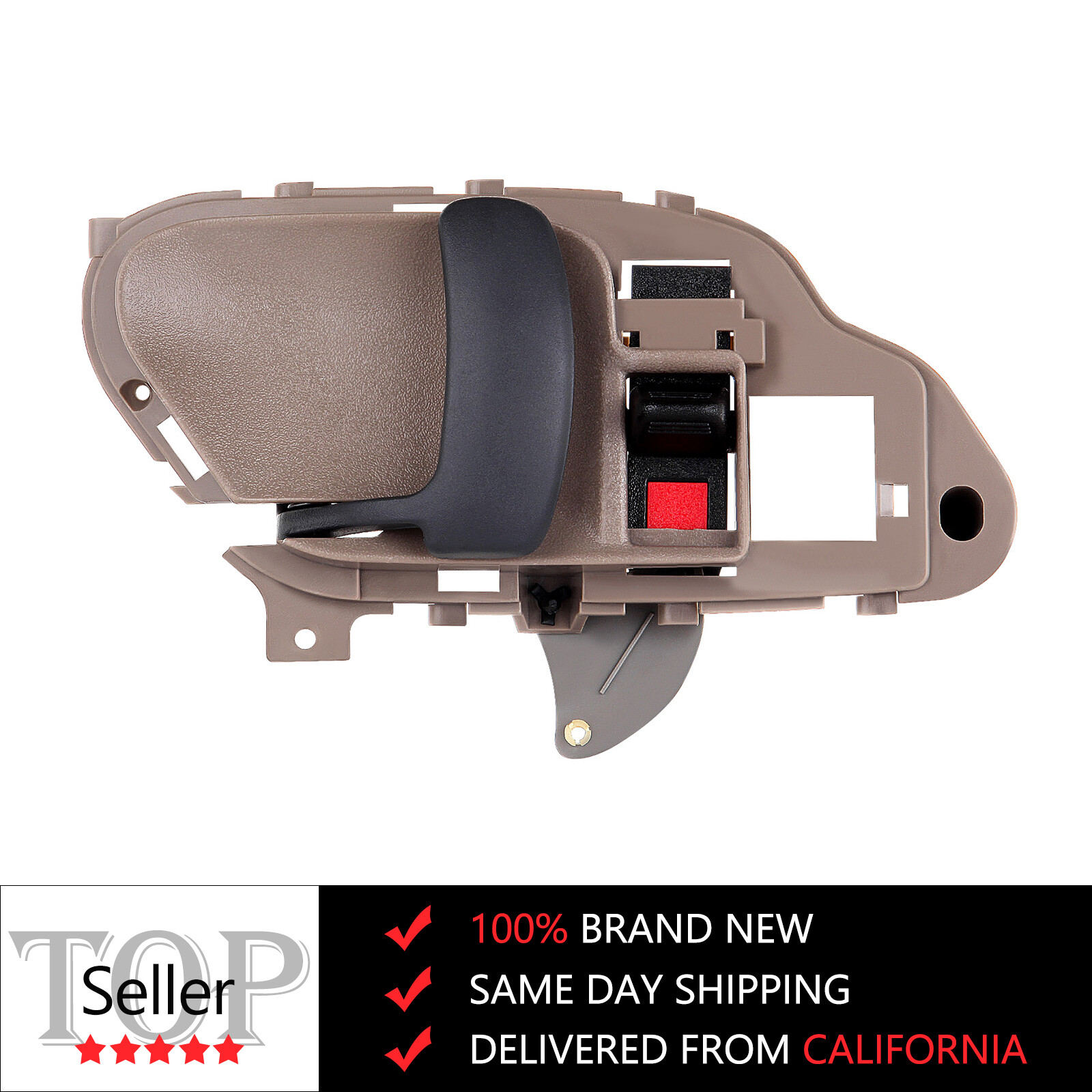 FRONT LEFT DRIVER INSIDE DOOR HANDLE for Chevy SILVERADO 1995-1998 Beige