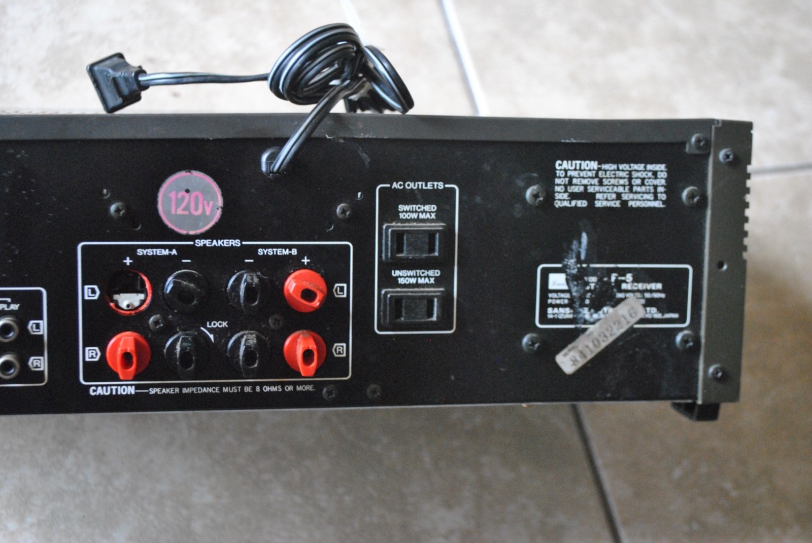 vintage sansui r5