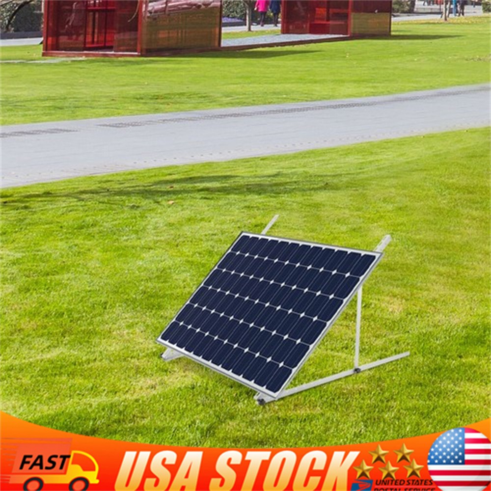 45" Adjustable Solar Panel Brackets Tilt Mount Frame Rack 0-90° for Boat RV Roof