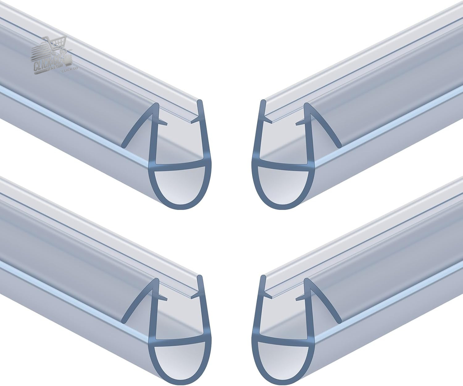 Underdoor shower seal 40cm, perfect for glass doors 6-8mm, seals