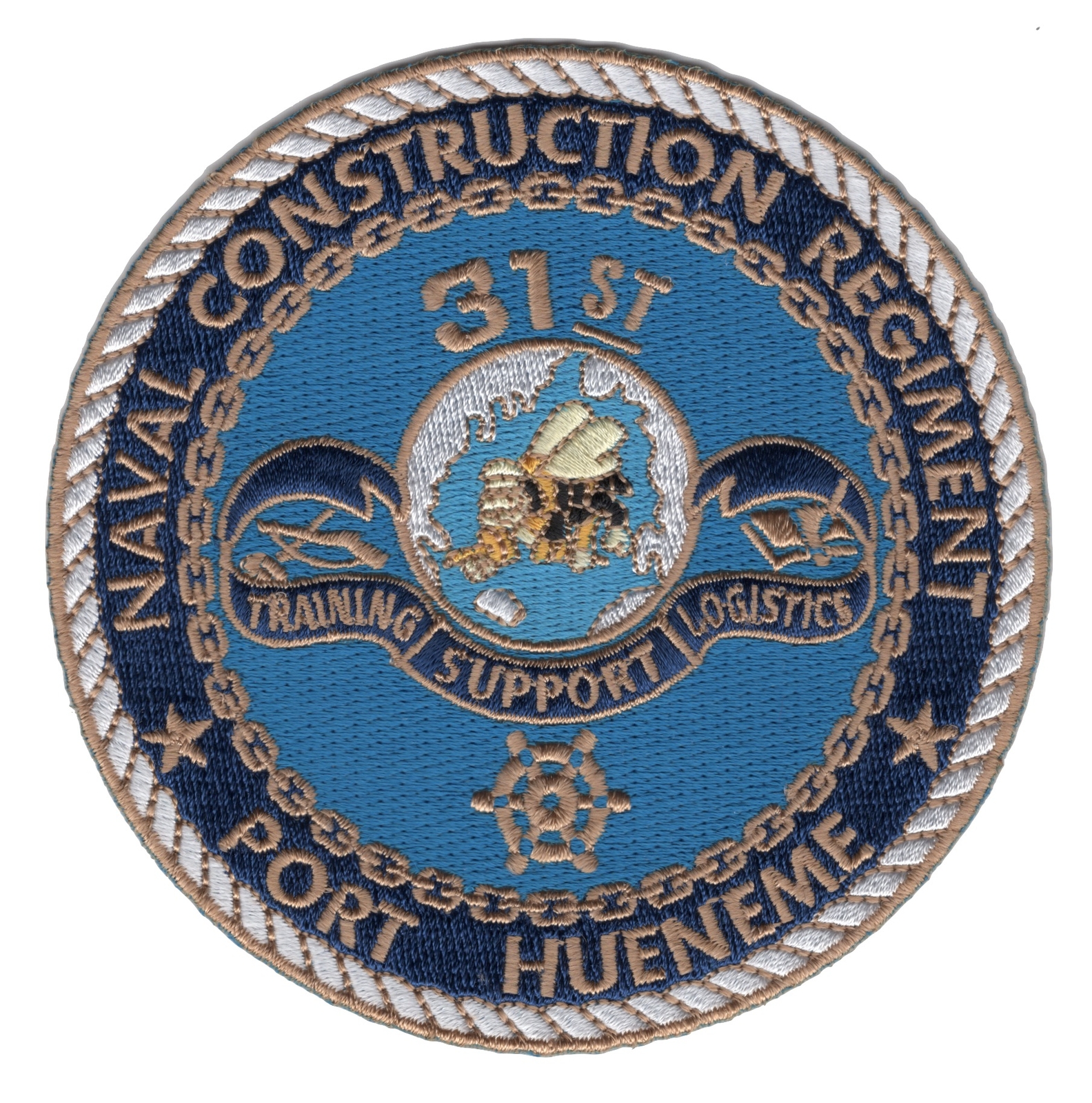 31st Naval Construction Regiment Patch - Port Hueneme