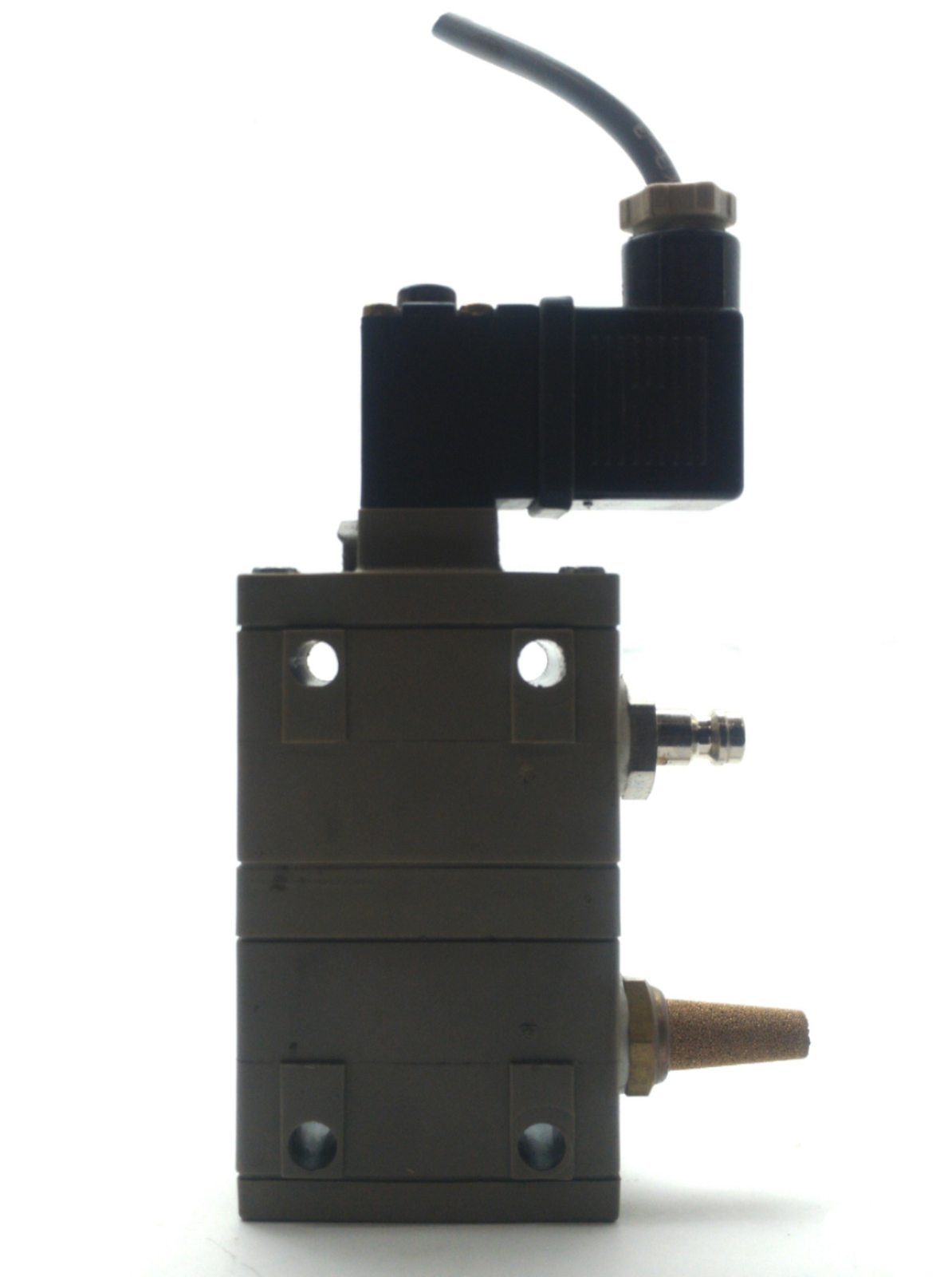 Burkert 456-G-06.0-B Solenoid Valve, 2x 2-Way, 2-7bar, 3/8"NPT, 24VAC 2W
