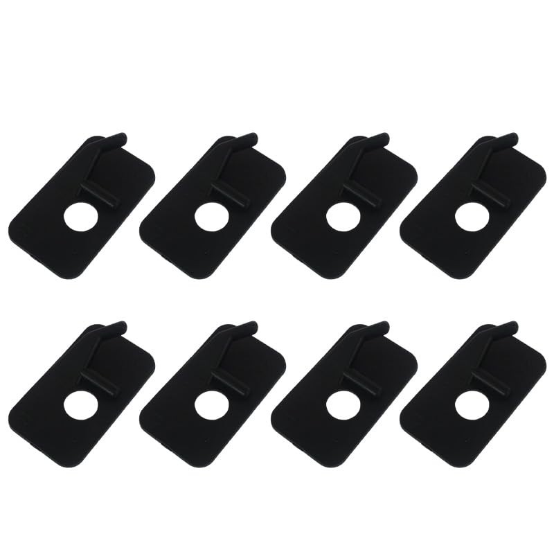 8 Pcs Right Hand Recurve Bow Arrow Rest,Plastic Adhesive Back Accessory for H...